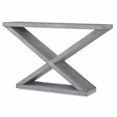 Ambella Home Salone Double-V Console - Ash Grey