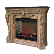 Ambella Home Floral Electric Fireplace