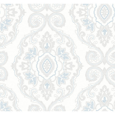 Seabrook Designs Nautical Damask - Blue Oasis