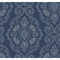 Seabrook Designs Nautical Damask - Nautical Blue