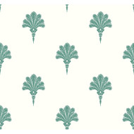 Seabrook Designs Summer Fan - Tropic Green