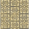 Seabrook Designs Dynasty Lattice - Metallic Gold and Ebony