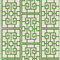 Seabrook Designs Dynasty Lattice - Metallic Pearl and Emerald Green