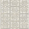 Seabrook Designs Dynasty Lattice - Metallic Pearl and Gray