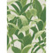 Seabrook Designs Imperial Banana Groves - Metallic Pearl and Forest Green