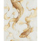 Seabrook Designs Koi Fish - Metallic Gold and Off-White
