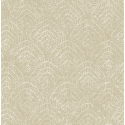 Seabrook Designs Confucius Scallop - Tan and Metallic Pearl