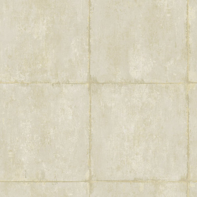 Seabrook Designs Great Wall Blocks - Metallic Gold and Off-White