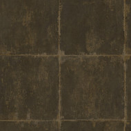 Seabrook Designs Great Wall Blocks - Metallic Mocha and Gold