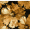 Seabrook Designs Curie Abstract Floral - Metallic Gold and Ebony