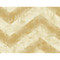 Seabrook Designs Hubble Chevron - Metallic Gold and White