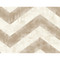 Seabrook Designs Hubble Chevron - Metallic Taupe and Ivory