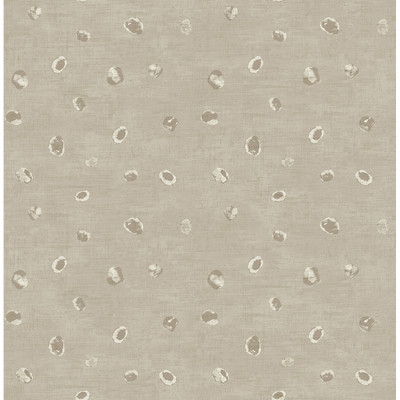 Seabrook Designs Hubble Dots - Metallic Taupe
