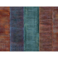Seabrook Designs Kepler Stripe - Wine and Teal
