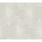 Seabrook Designs Chadwick Starburst - Metallic Champagne and Off-White
