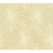 Seabrook Designs Chadwick Starburst - Metallic Gold and White