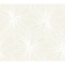 Seabrook Designs Chadwick Starburst - Metallic Pearl and White