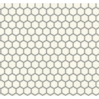 Seabrook Designs Curie Geo - Metallic Silver and Black