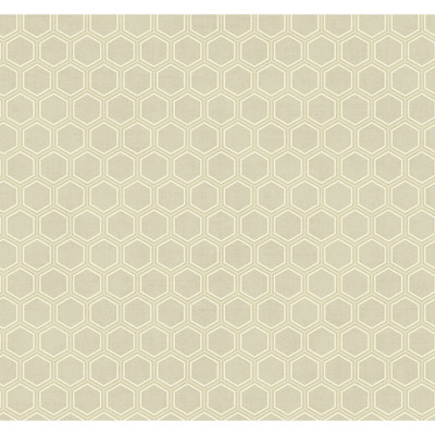 Seabrook Designs Curie Geo - Beige and Silver