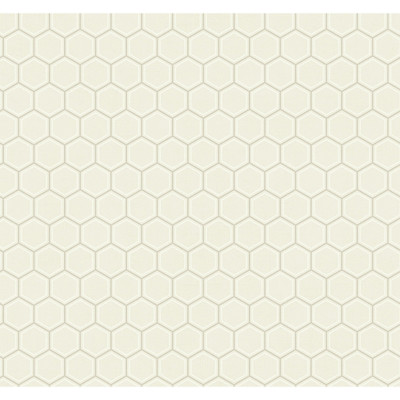 Seabrook Designs Curie Geo - Metallic Silver and Pearl