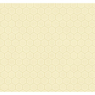 Seabrook Designs Curie Geo - Gold and Off-White