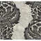 Seabrook Designs Newton Damask - Black and Greige