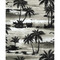 Seabrook Designs Moseley Palm Trees - Black and Grey