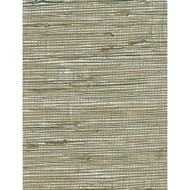 Seabrook Designs Triangle Grass - Gray, Metallic Silver, Neutrals