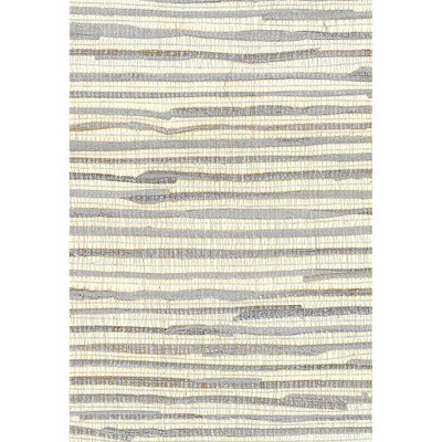 Seabrook Designs Java Grass - Metallic Silver, Off White I