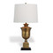 Robertson Brass Lamp - Linen Shade
