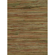 Seabrook Designs Rushcloth - Red, Tan