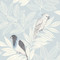 Seabrook Designs Paradise Island Birds - Blue Oasis and Ivory
