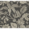 Seabrook Designs Rainforest Leaves - Brushed Ebony and Stone