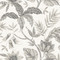 Seabrook Designs Rainforest Leaves - Ivory and Stone