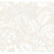 Seabrook Designs Rainforest Leaves - Sand Dune and Brushed Taupe