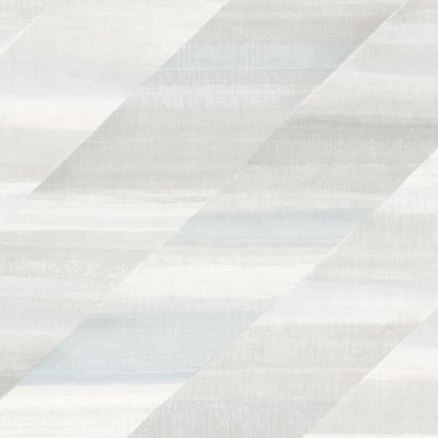 Seabrook Designs Rainbow Diagonals - Daydream Gray and Blue Oasis