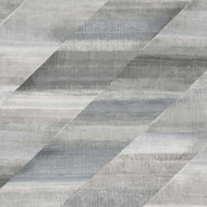 Seabrook Designs Rainbow Diagonals - Cinder Gray and Slate