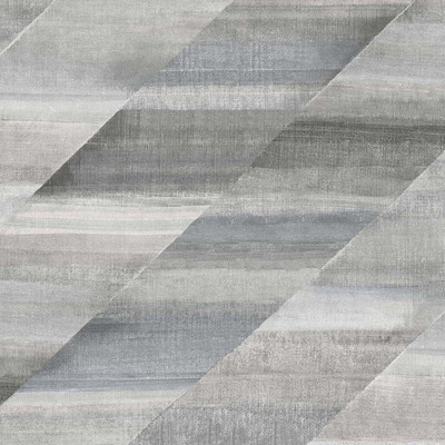 Seabrook Designs Rainbow Diagonals - Cinder Gray and Slate