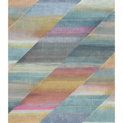 Seabrook Designs Rainbow Diagonals - Aged Wine and Antique Gold