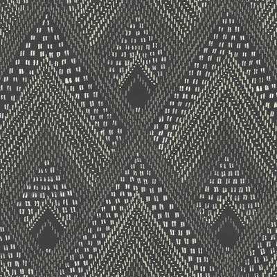 Seabrook Designs Panama Boho Diamonds - Black Sands and Charcoal