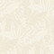 Seabrook Designs Botanica Striped Leaves - Sand Dune and Ivory