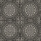 Seabrook Designs Mandala Boho Tile - Brushed Ebony and Stone
