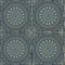 Seabrook Designs Mandala Boho Tile - Navy Blue and Dandelion