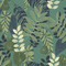 Seabrook Designs Tropicana Leaves - Jade, Rosemary, and Spruce