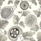 Seabrook Designs Calypso Paisley Leaf - Stone and Latte