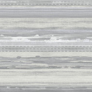 Seabrook Designs Horizon Brushed Stripe - Cinder Gray and Ivory