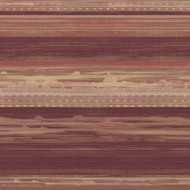 Seabrook Designs Horizon Brushed Stripe - Maroon, Taupe, and Blonde