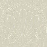 Seabrook Designs Scallop Medallion - Sand Dunes
