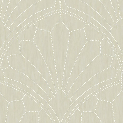 Seabrook Designs Scallop Medallion - Sand Dunes