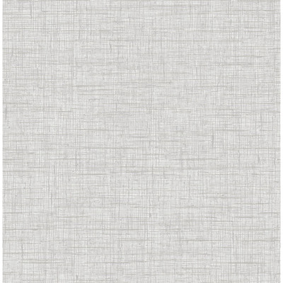 Seabrook Designs Bermuda Linen-Stringcloth - Daydream Gray and Ivory